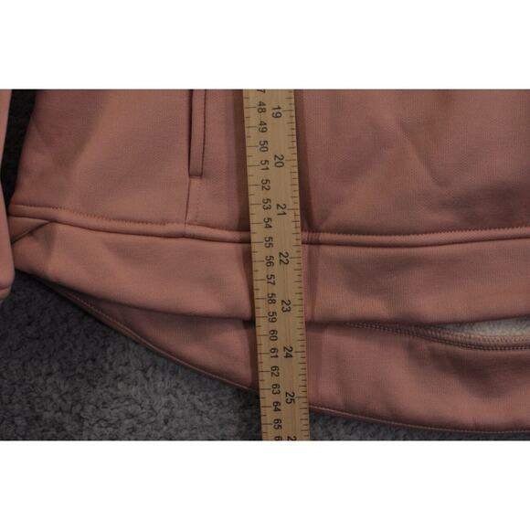 The North Face Pullover Women's L Pink Sherpa Lined Cowl Neck Fleece Sweater - Picture 5 of 8